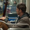 Kris Orlowski on the light rail photo by Morgen Schuler
